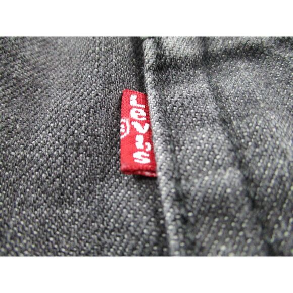 Levis Jeans 562 Mens Size 36x30 (36x27) Black Label Denim 5 Button Fly Dark Wash - Picture 13 of 14